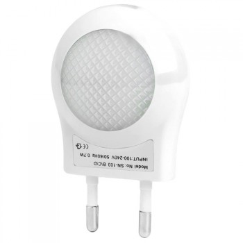LED Night Light Bedroom Lamp Portable-0.7W With Auto Sensor,EU Plug 100V-240V,